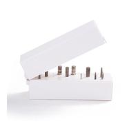 Sostenedor de de taladro para unas Organizador expositor soporte a de Herramientas de manicura de 30 agujeros Caja cubierta de acrilico Herramientas de manicura