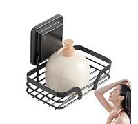 Sostenedor de jabón Zuing, sostenedor de jabón de succión | Montaje en pared de acero inoxidable sin ejercicio con soportes jaboneros - Bandeja impermeable colocada para pared de ducha de cocina cerca