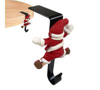 Sostenedor de medias de Navidad | Sin Perforar Guirnalda Guirnalda Chimenea | Colgantes para coronas de Navidad | Para coronas LED Luces Cuerdas Pequeñas Linternas Propietarios Vacaciones Anfitriones