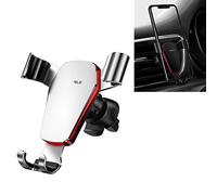 Sostenedor del teléfono del Coche Soporte for teléfono del sostenedor del Coche del Coche del teléfono móvil del Soporte de Salida de Aire (Negro) (Color : Silver)