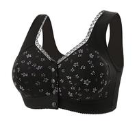 Sostenes de Mujer,Sujetador Sin Aros Cómodos para Mujer Diseño Cierre Frontal Básico Sujetador Copa Completa Ropa Interior Inalámbrica Talla Grande Cajones Sujetadores Bra Diario