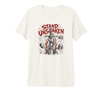 Sostenga la fe inquebrantable sobre el Miedo a Las Escrituras cristianas Camiseta Premium