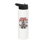Sostenga la fe inquebrantable sobre el miedo a las Escrituras cristianas Stainless Steel Insulated Water Bottle