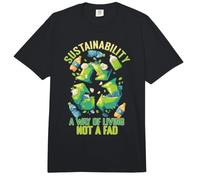 Sostenibilidad Una Forma de Vivir, no una Moda para la acción climática Comfort Colors Adult Heavyweight T-Shirt