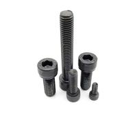 Sostiene cosas firmes, 10 unidades, M3, M4, M5, M6, M8, 304 A2, acero inoxidable, color negro, clase 12.9, acero DIN912, hexágono interior, adecuado para muchos lugares de uso (12,9 clase acero, 8 mm