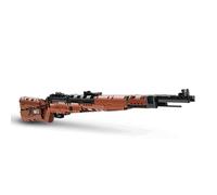 Sosuy 1:1 98K Juegos de Bloques de construcción, Tiro Modelo de Francotirador Pistol Juguetes del ejército para niños Adultos, Regalos de cumpleaños para niños de Edad 8 +, colección Militar 1025pcs