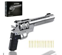 Sosuy 1:1 Revolver Juegos de Bloques de construcción, 428+ PCS Tiro Modelo de Francotirador Pistol Juguetes del ejército para niños Adultos, Regalos de cumpleaños para niños de Edad 8 +