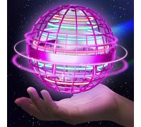 Sosuy 2026 Bola Voladora Juguetes para NiñOs, Boomerang Magica Volador Pelota Flying Orb Ball Mini Dron Navidad Exteriores Regalos para NiñO NiñA Chicos De 6 7 8 9 10 11 12+ AñOs Rosa