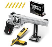 Sosuy M500 1:1 Revolver Juegos de Navaja Mariposa Bloques de construcción, 522 PCS Tiro Modelo de Francotirador Pistol Juguetes del ejército para niños Adultos, Regalos para niños de 8+ años