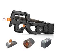 Sosuy P90 Kit de Fusil Francotirador, Pistola Armas Modelo Realista Disparable DIY 1668 Piezas para Adultos y Adolescentes 8+, Colección Militar para Aficionados, Regalo para Hombres y Niños