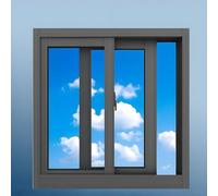 Sótano Cobertizos Ventana Corrediza, Ventana de Repuesto Aluminio Horizontal Ventana con Mosquitera, Ventanas para Casas Móviles para Gallineros 48 50 52 56 60 65 68 70 78 85cm(Black,50x55cm)