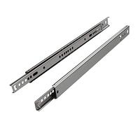 SOTECH 1 par 2 piezas Guía de extracción parcial KT2-15-H27-L374-NF | Altura 27 mm Longitud 374 mm Pieza de Capacidad de carga de hasta 15 Kg