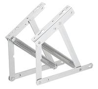 SOTECH 1 par Bisagras para somier Cama Plegable Abatible Galvanizado Elevación para Canapé Herraje Cama Elevador de Cama con Resortes ángulo de apertura de 63 de SOTECH