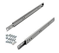 SOTECH 1 par de Guías de extracción parciales KT-15-H27-L500-NF-MS 500 mm versión estándar, carga máx. 15 kg, guía telescópica incl. juego de tornillos