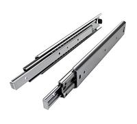 SOTECH 1 par de guías de extracción total 118588 Altura 53,4 mm, longitud 1500 mm Guía de cajón con capacidad de carga de 80 kg