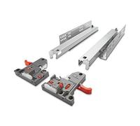 SOTECH 1 par Guía de Cajón Extracción total para Cajón de madera UV2-30-K3D-L500-SC FullSlide con ajuste 3D 500 mm SoftClose Capacidad de carga hasta 30 kg