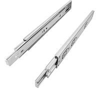 SOTECH 1 par Guías de extracción total KV1-35-H45-L350-PP 350 mm con Push-to-Open para cajones sin tiradores Guía telescópica cargable hasta 35Kg