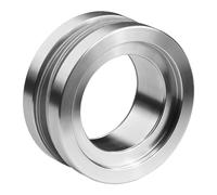 SOTECH 1 par Tiradores de puerta corredera DARINA Ø 65 mm acero inoxidable cepillado para puertas de cristal