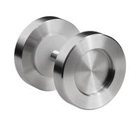 SOTECH 1 par Tiradores para puertas correderas ENISA Ø 50 mm acero inoxidable cepillado para puertas de madera