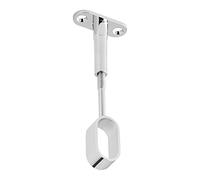 SOTECH 1 pieza Soporte de varilla de armario para varillas de ropa ovaladas