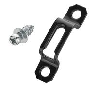 SOTECH 10 piezas Herraje de unión MODULAR 44 x 10,6 x 9 mm negro Conector de mueble Conector de mueble semibloqueante para uniones difíciles de soltar Herraje de mueble PARA FIJAR