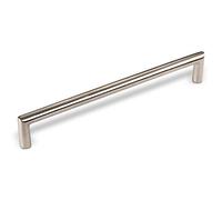 SOTECH 10 tiradores para muebles de barandilla E11 tubo de acero inoxidable | auténtico BA 224 mm para armarios