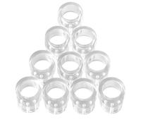 SOTECH 10 topes de puerta transparentes para tiradores de puertas, tiradores de puertas y tiradores de ventanas de hasta Ø 20 mm. Topes para deslizar