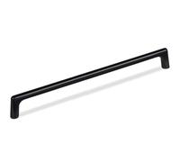 SOTECH 10 x Tiradores para muebles Blackline III BA 256 mm negro mate, tiradores para armarios longitud 266 mm x anchura 11 mm x altura 30 mm