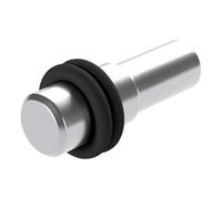SOTECH 100 piezas Soporte Estante para Agujero 3 mm con Anillo de Goma Soporte Estante para Enchufar en Piso de Vidrio