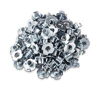 SOTECH 100 x Tuerca para Clavar M8 x 10 x 20 mm con 4 Puntas | por la Consolidación de Componentes de Muebles diferentes