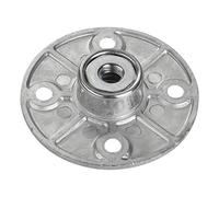 SOTECH 2 conectores de patas de mesa KEA redondos Ø 60 mm para tornillo roscado M8 Placa de montaje de patas de mueble