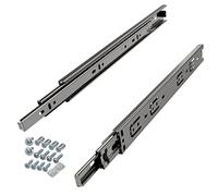 SOTECH 2 pares de guías de extracción total KV1-25-H35-L550-NF-MS 550 mm versión estándar, capacidad de carga 25 kg, guía telescópica incl. juego de tornillos