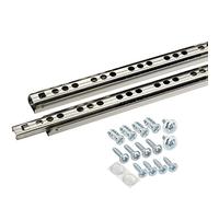 SOTECH 2 piezas (1 par) Correderas de bolas para cajones 342 mm Ranura de 17 mm de extensión para cajones - Correderas para cajones - Guía de extracción parcial