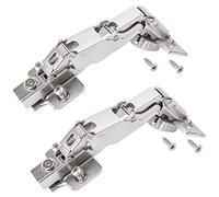 SOTECH 2 piezas Bisagra gran angular T52 Tope de esquina 165° Bisagra de cazoleta gran angular Bisagra de cazoleta Soft-Close incl. placa de montaje