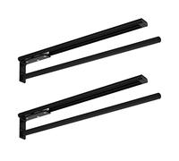 SOTECH 2 Piezas de Aluminio Ted 1 Brazo Negro Mate 450-730 mm