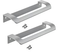 SOTECH 2 piezas Junker Design Tirador de Muebles LYSE Distancia Agujeros 160 mm Cromo Mate para Armarios, Cajones y Puertas