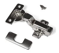 SOTECH 2 piezas SOFT-CLOSE Bisagras de cazoleta 105° tope interior T45 con placas de montaje y tornillos y montaje rápido KLIP, probado con 50000 ciclos SO-T45