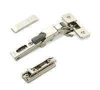 SOTECH 2 x Bisagras universales Salice con agujero de 110° modelo T45 Push | Open para puertas redondeadas, galceadas y perfiladas altura de placa de montaje lineal de 3 mm