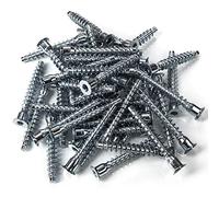 SOTECH 20 piezas 6,3 x 50 mm conector de una pieza de esquina tornillos