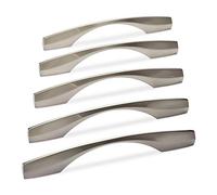 SOTECH 20 piezas Tirador de mueble SW53 Distancia agujeros 128 mm / 160 mm Acabado de acero inox Tirador de armario Largo 190 mm de JUNKER Design