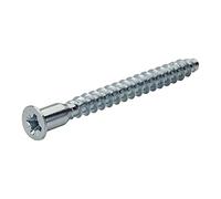 SOTECH 20 piezas Tornillos Confirmat Hendidura en cruz PZ3 7 x 50 mm cabeza