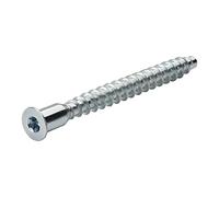 SOTECH 20 piezas Tornillos Confirmat hexágono interior SW4 7 x 38 mm | de conexión de cabeza avellanada de directa de acero galvanizado