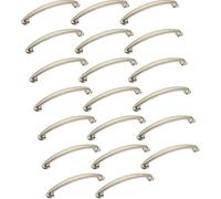 SOTECH 20 tiradores para muebles DIMO con aspecto de acero inoxidable mate BA 160 mm, tiradores de arco para cocina, tiradores para muebles de JUNKER Design