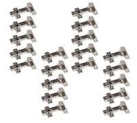 20 x SOTECH Bisagra de olla T45 Tope de esquina con amortiguador + Bisagras de placa cruzada Bisagras de cazoleta (disponibles como juego de 6, 10, 20 o 30!)