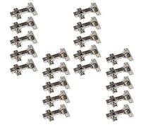 20 x SOTECH Bisagra de olla T52 Tope de esquina con amortiguador + Bisagras de placa cruzada Bisagras de cazoleta (disponibles como juego de 6, 10, 20 o 30!)
