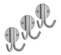 SOTECH 3 colgadores ELEN 65 x 78 x 33 mm acero gris Colgador perchero de pared