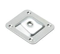 SOTECH 4 conectores de patas de mesa de 10° para muebles con rosca oblicua M8