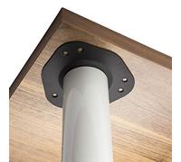 SOTECH 4 Patas de Mesa / 820 mm/Altura Regulable/Ø 60 mm/Blanco