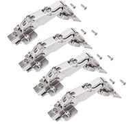 SOTECH 4 piezas Bisagra gran angular T45 Tope de esquina 165° de cazoleta | de Soft-Close incl.