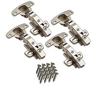 SOTECH 4 piezas Bisagra Hettich Sensys Pot 8645i TH52 Tope de esquina de 110° Altura Distancia 1,5 mm con cierre suave incl. tornillos M4x16mm